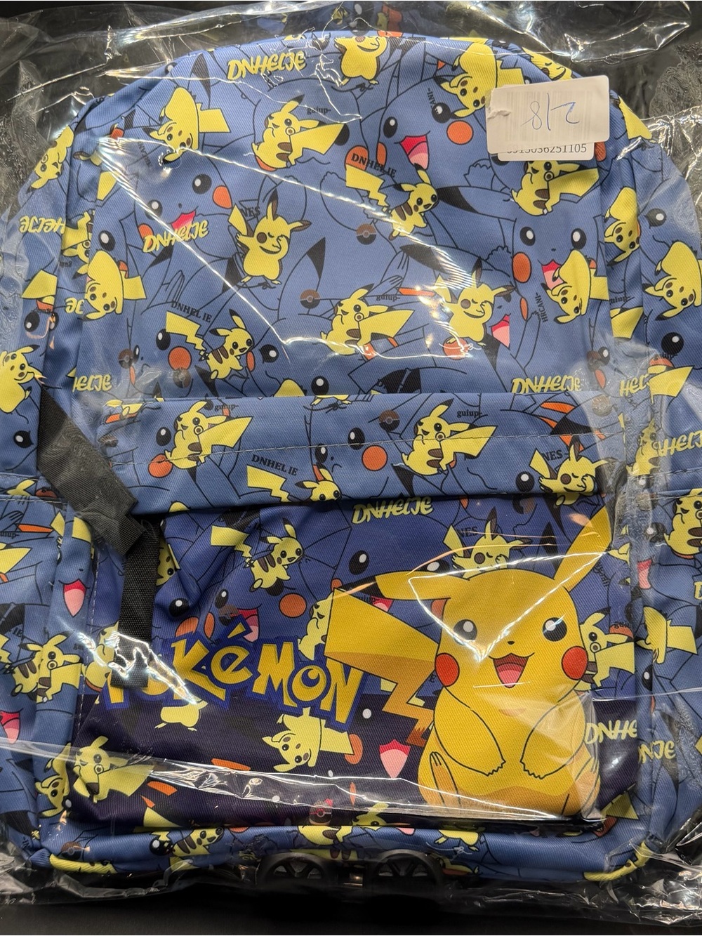 Pokemon Kids' Blue Pikachu Backpack